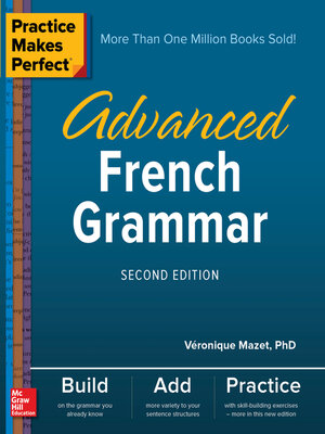 cover image of Advanced French Grammar